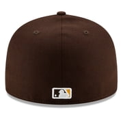 Men's New Era Brown San Diego Padres Authentic Collection On-Field 59FIFTY Fitted Hat