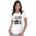 thumbnail image 4 of Take Naps and Pet Cats Funny Cute Womens Slim Fit Graphic Tee Brisco Brands S, 4 of 5