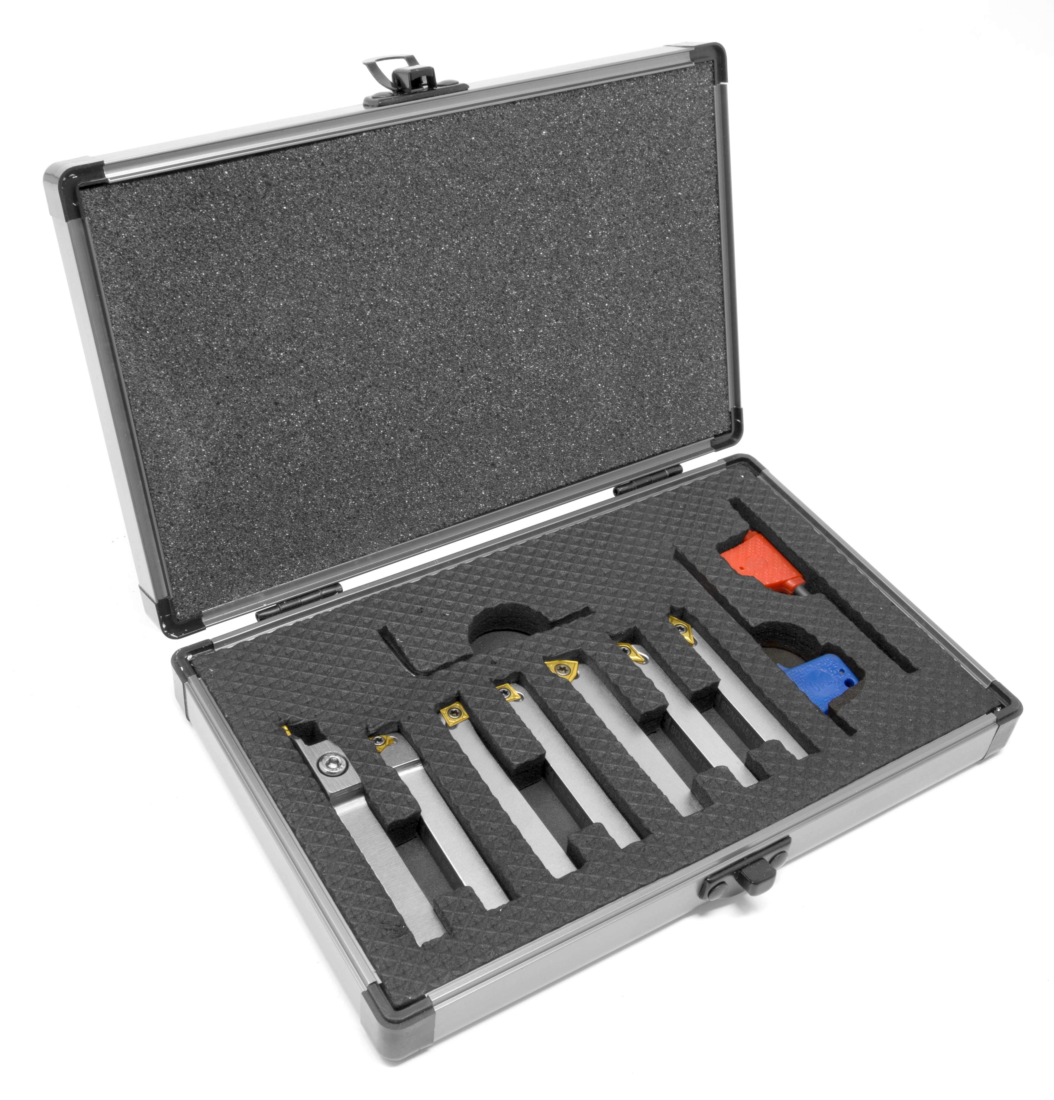 5/16" 5 PC Indexable Carbide Insert Turning Tool Bit Lathe Set C6 Chipbreaker for sale online 