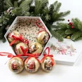 thumbnail image 4 of 7 piezas de bolas navideñas decorativas de Año Nuevo 2024 para el hogar, adornos navideños, bolas de PVC de alce, decoración para el día de Navidad, 4 of 5