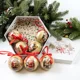 thumbnail image 4 of 7 piezas de bolas navideñas decorativas de Año Nuevo 2024 para el hogar, adornos navideños, bolas de PVC de alce, decoración para el día de Navidad, 4 of 5