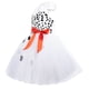 thumbnail image 5 of Vestido de tul con tutú de perro dálmata para fiesta de cumpleaños de niñas, vestidos de tul con lunares, disfraz de cachorro, disfraz de Halloween para niños, 5 of 5