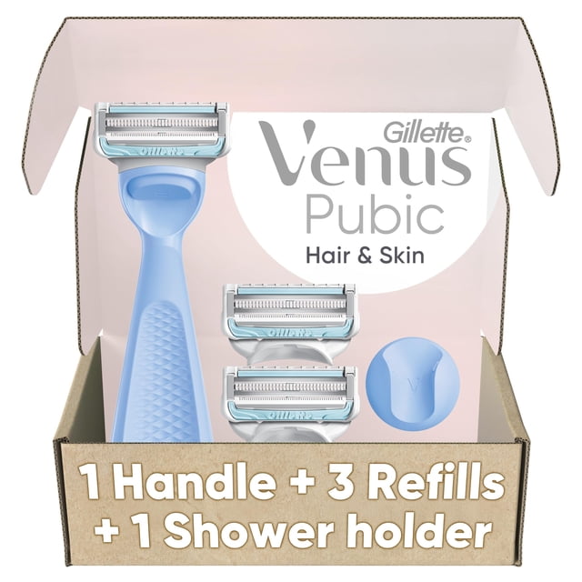 Rastrillo Gillette Venus Intimate Grooming para mujer + 3 repuestos