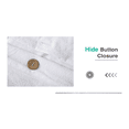 thumbnail image 4 of Duvet Cover 3 Piece Set, Twin Size Luxury Soft Comforter Cover Set with Button Closure, 100% Egyptian Cotton & 600 Thread Count Hotel Quality - White Solid Quilt Cover Set., 4 of 5
