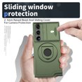 thumbnail image 3 of for Samsung Galaxy S23 Ultra Case with Kickstand Sliding Camera Cover, Military Grade Shockproof Portective Compatible with MagSafe Wireless Charger Slim Case Cover for Galaxy S23 Ultra, Olivegreen, 3 of 6