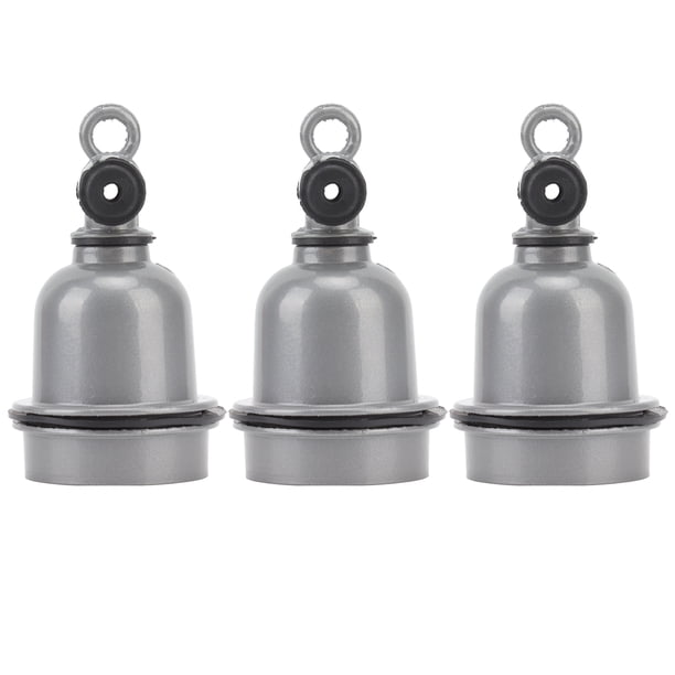 Lamp Holder Set, Thermal Insulation Easy To Install Heat Light Socket Aluminum Shell 3PCS With Waterproof Ring For E27 Light Bulbs ANGGREK No