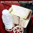 thumbnail image 2 of Car Armrest Storage Box, Multifunctional Organizer with Foldable Cup Holder, Auto Console Side Storage Box for Phone Tissue Snacks, Vehicle Seat Gap Organizer for Cars SUV Jeep Truck Accessories, 2 of 9