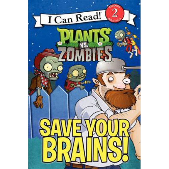 Pre-Owned Save Your Brains!: Plants Vs. Zombies (I Can Read! Level 2) Paperback
