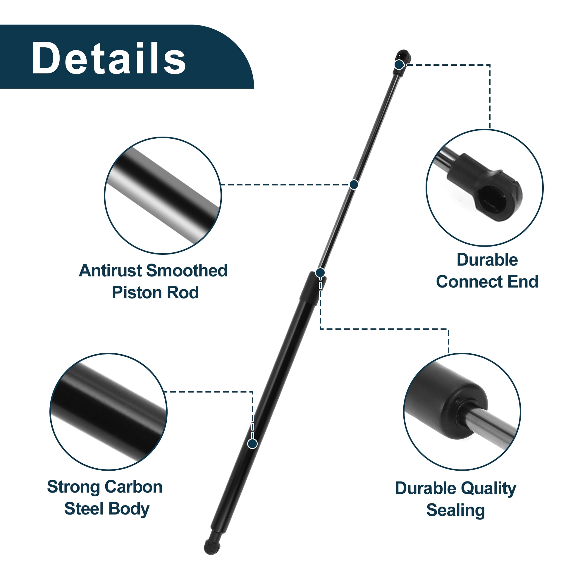 Unique Bargains 2Pcs Lift Supports for BMW E93 328i 335i M3 2007-2013 Convertible