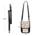 thumbnail image 5 of Secure Travel Neck Wallet Passport Holder Adjustable Strap For Men & Women 6*7.5in Small Wildflowers, 5 of 6