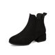 thumbnail image 1 of Botines Mujer Otoño Invierno Nuevas Botas De Tobillo chelsea Moda Gamuza Cuñas De Deslizamiento En Bota Corta Tacón Medio Talla Grande Zapatos De, 1 of 4