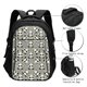 thumbnail image 3 of Balery Panda With Crown And Stars Mochila con carga USB para hombre y mujer - Mochila impermeable y antirrobo para laptop con puerto USB para viajes, trabajo, 3 of 7