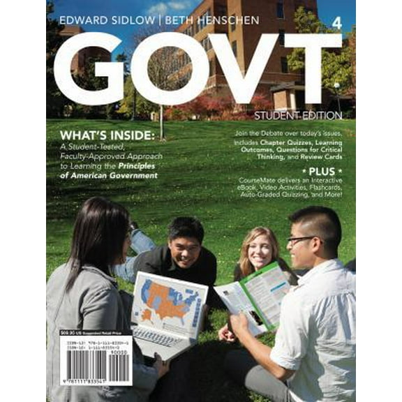Pre-Owned GOVT, 4th, Student Edition (Paperback) 1111833540 9781111833541