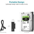 thumbnail image 6 of Unitek USB 3.0 to SATA III Hard Drive Adapter External Kit Cable for 2.5 3.5 Inch HDD/SSD Hard Drive Disk, Optical Drive, with 12V/2A Power Adapter, Support UASP, 6 of 6