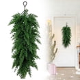 thumbnail image 2 of Christmas Swag Wall Hanging Fireplace Decor Teardrop Wreath Christmas Swags Artificial Teardrop Floral Swag Christmas Door Decorations Artificial Christmas Door Swag, 2 of 6