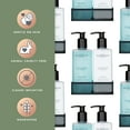 thumbnail image 5 of Pecksniffs Sandalwood and Vanilla Moisturizing Hand Wash and Hand Lotion in a Black Mesh Caddy | 300ml/10.14 Fl oz, 5 of 10