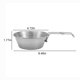 thumbnail image 3 of Outdoor Stainless Steel Foldable Tableware Can Be Heated Picnic Rice Bowl Barbecue Folding Cup Multifunctional Camping Portable Cooker 300ML Capacity Scale, 3 of 9