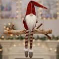thumbnail image 3 of Adornos navideños muñeca sin rostro muñeca estilo europeo y americano anciano colgante ventana, 3 of 6