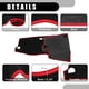 thumbnail image 4 of Cubierta de tablero de automóvil Unique Bargains para consola central para Mitsubishi Outland Pajero 2007-2015, poliéster negro y rojo, 1 pieza, 4 of 7