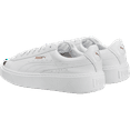 thumbnail image 4 of Puma Basket Platform Metallic Women's Shoes White/Rose Gold 366169-03, 4 of 5