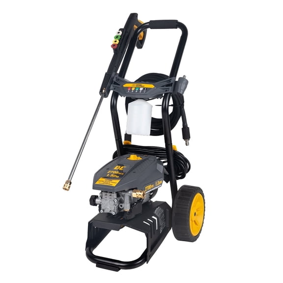 BE Power Equipment 2700 PSI 1.3 GPM Cold Water Corded Electric Pressure Washer