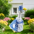 thumbnail image 3 of Easter Goose Outdoor Decorative - Weather-Resistant Fabric Porch Yard Decor, White Plush Goose Costume with Stand-Up Design, Durable for Patio Door & Spring Easter Ambience, 11.81in, 3 of 7
