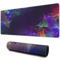 thumbnail image 1 of Non-Slip Large Gaming Mouse Pad with Colorful Galaxy Design: Stitched Edges, Perfect for Desk & Keyboard Setup (31.5x11.8 inches), 1 of 7