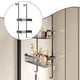 thumbnail image 5 of Estante colgante para ducha de baño, fácil de instalar, con ventosas, para almacenamiento. Negro, 5 of 7