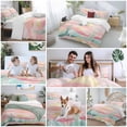 thumbnail image 6 of South West Boho Bedding 3 Piece Duvet Cover Set Full Size, Abstract Pink Gold Mountains Cactus Soft Microfiber Comforter Cover with Zipper Closure & Pillowcases, Wrinkle & FadeResistant Quilt Cover, 6 of 9