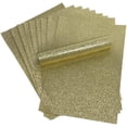 thumbnail image 2 of Gold Glitter Card A4 Sparkly Soft Touch Virtually Non Shed 250gsm / 100lb Cover Card Stock 10 Sheets, 2 of 3