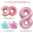 thumbnail image 5 of Set de Globos Donut Dokuna para Fiesta de 8º Cumpleaños 6 Piezas, 5 of 5