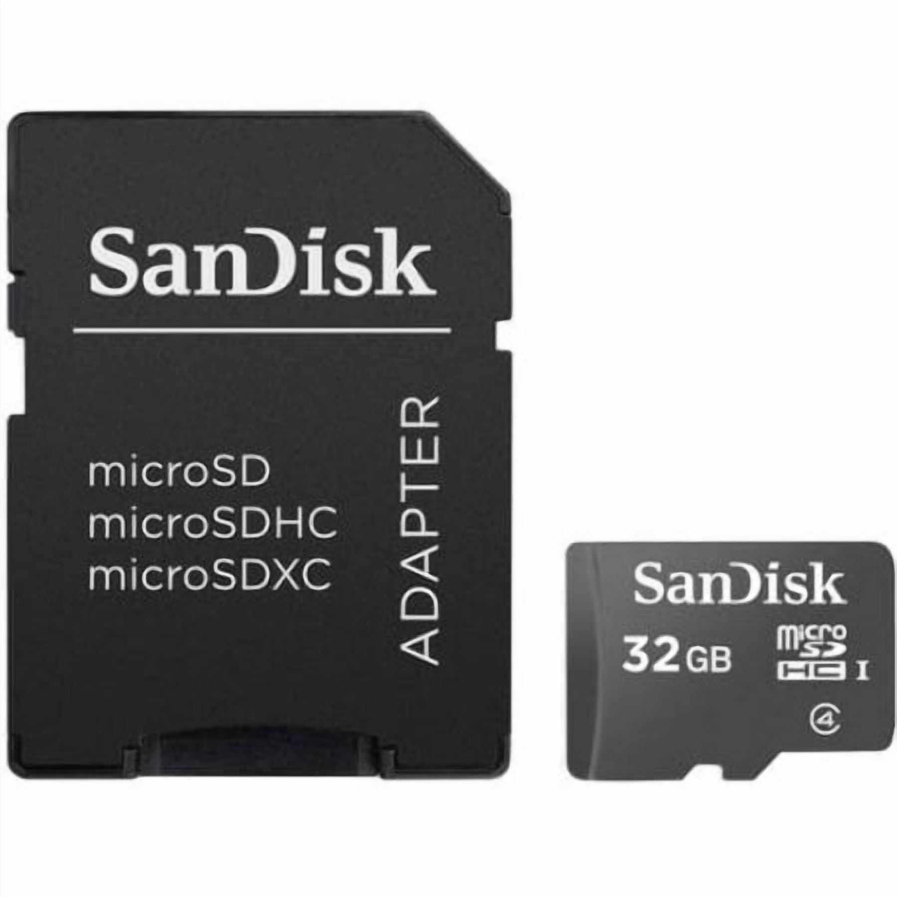 SanDisk, microSDHC Memory Card, 32GB, Class 4, Waterproof