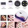 thumbnail image 2 of Lámpara secadora de uñas de 168 W, lámpara LED UV Aokyom para uñas, lámpara de uñas profesional con temporizador de 10/30/60/99 s y para todo tipo de esmaltes de uñas en gel, uñas de gel, shellac, 2 of 4