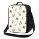 thumbnail image 1 of Disketp Bees And Flowers Bolsa Térmica Estampada para Almuerzo, Lonchera para Hombres y Mujeres Adultos, 1 of 7