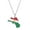 Silver, variant on Stainless Steel Kurdistan Map Pendant Necklaces Chain Kurdish Flag Map Pendant Kurdistan Clavicle Chain Jewelry Gift