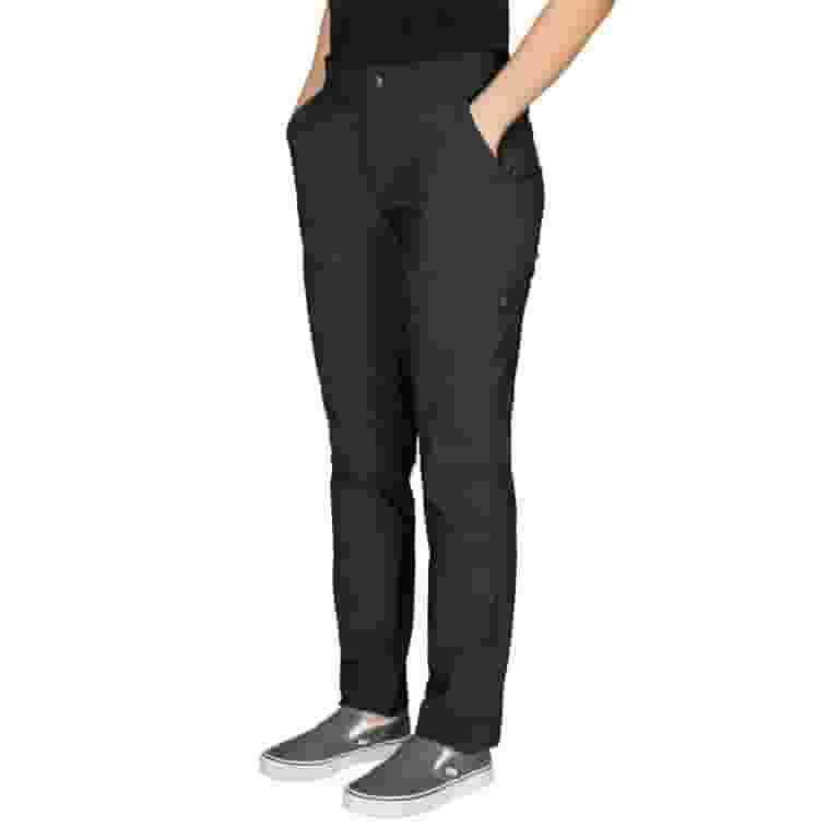 ★★Columbia★★ MLABEL LOOSEFIT RIBSTOP POCKET PANTS BLACK Columbia Straight Leg Jambe Droite Active Fit Hiking