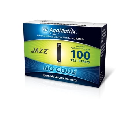 WaveSense Jazz Test Strips, 100 Count Box