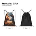 thumbnail image 5 of Defioc Lava Dragon for Drawstring Backpack Sports Gym Bag for Women Men Children Adult Sackpack Yoga Bag for Wet Swimming,Gym,and Workout Gear -Medium, 5 of 9