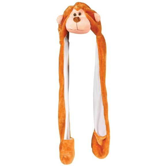 Rhode Island Novelty Unisex Plush Monkey Hat