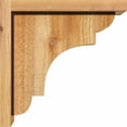 thumbnail image 3 of Ekena Millwork 6"W x 12"D x 12"H New Brighton Rough Sawn Corbel w/Backplate, Western Red Cedar, 3 of 9
