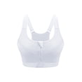thumbnail image 1 of Julyccc Women's Front Zip Padded High Impact Sports Bra, One Size, Solid Color, 1 of 4