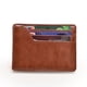 thumbnail image 1 of Cartera Hombre Piel Genuina - Dinero - Cartera Hoja y Tarjetero Hombre - Tarjetero Banco. Color Café, 1 of 4