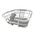 thumbnail image 2 of Almencla Electric Bike Front Basket Bicycle Storage Basket for Riding Biking Shopping silver, 2 of 8