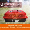 thumbnail image 6 of GEERTOP Portable Charcoal Grill with Lid Folding Barbecue Grill for Outdoor Camping Cooking Small Table Top BBQ Grill for Picnic Patio Backyard, 6 of 7