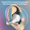 thumbnail image 5 of Bone Conduction Bluetooth Earphones | Wireless Clip-On Sports Headphones | Digital Display | Long Battery Life | Stereo Sound | Lightweight | Bluetooth 5.4 | 15m Range | 400mAh Charging Case | Black, 5 of 5