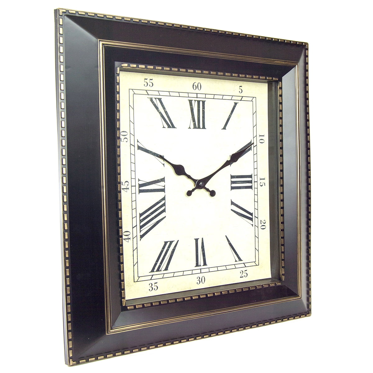 16 X 20 Bronze Rectangle Wall Clock