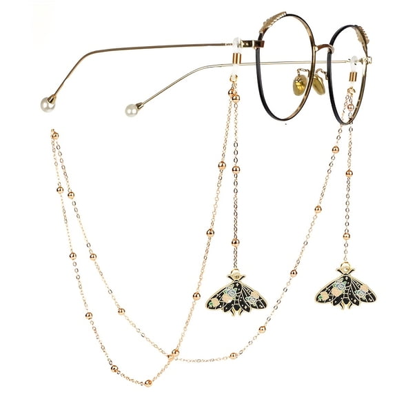 Enamel Charm Eyeglass Chain, Decor Anti-Lost Glasses Lanyard Strap