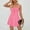 Pink, variant on USSUMA Skirts for Women Trendy Summer Dresses Sleeveless Solid Color Camisole Maxi Dress Casual Skirt Lightweight Skirts Trekking My Order Black Dress Size-L