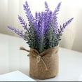 thumbnail image 6 of Mini Artificial Potted Plants - Small Cloth Potted Flowers, Fake Plants for Home Office Patio Garden Table Wedding Party Decor, Low-Maintenance Decorative Plants, 6 of 6
