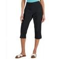 thumbnail image 2 of Karen Scott Womens Comfort Waist Capri Pants Bright White 12, 2 of 4